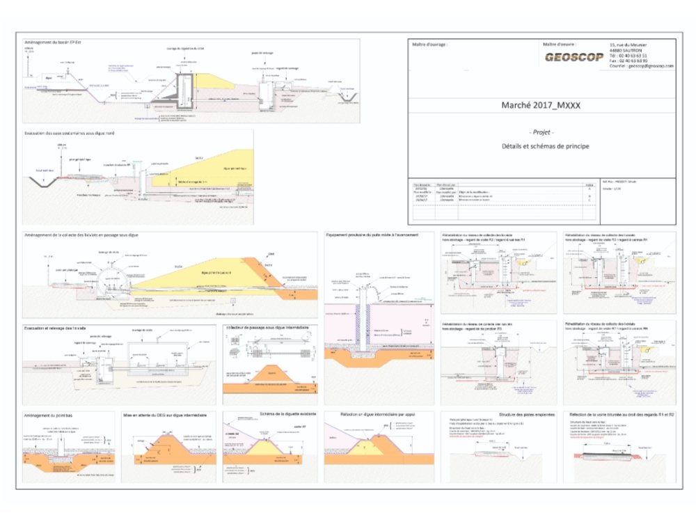 Installations de Stockage et de Déchets - Plan technique